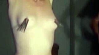 Whipping submissive punished with lashes in bdsm session evokes deep emotional surrender