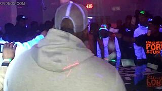 Cherise Roze at Halloween stripper party