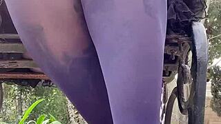 Blonde milf sucks monster big black cock deepthroat slut