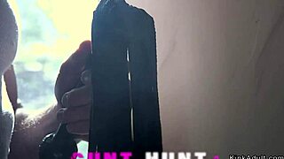 Busty alt babe gets doggy slammed while bound tight in rope bondage scene