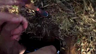 Can you resist outdoor anal with monster cock?