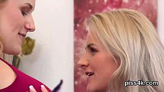 teen girls spray water and squirt during playtime