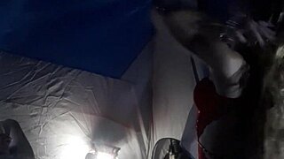 i ripped her clothes on our camping trip and fucked her hard with my monster cock