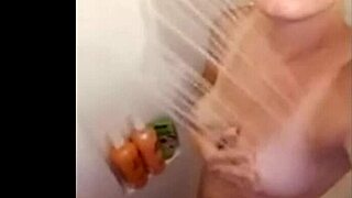 dirty whore in shower begs for webcam exposure while bathing slutty and filthy