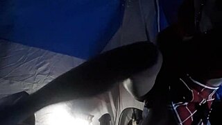 i ripped her clothes on our camping trip and fucked her hard with my monster cock