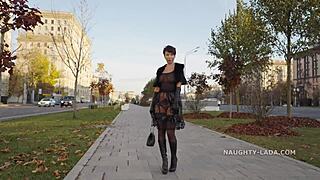 can you see my sheer dress outside? 😍