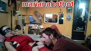 sexy petera from argentina gives amateur blowjob action