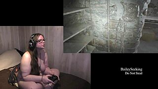 Nasty girl tattoos in porn meant for gamers with big booty beauty
