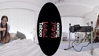 Twins Fuck Machine In Taboo Pov!