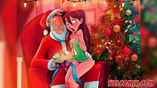 christmas orgy at the naughty home with wild group action this festive season