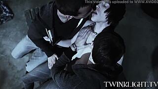 i watched three young gays makin out then they anal pounded each other so hard