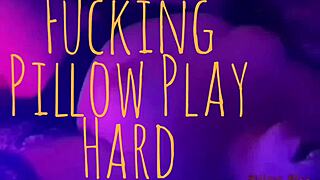 Watch Her Tits Bounce As She Gets Fucked Hard On The Pillow And Cums!