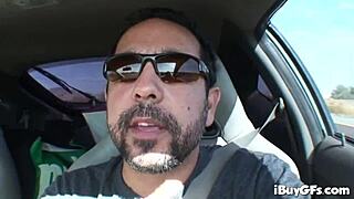 saucy busty brunette babe sheila marie toying her pussy with fingers and toys at home