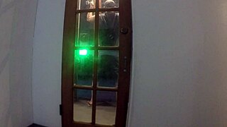 Feeling so excited as Gigi Breeze gives an intense blowjob through the glory hole