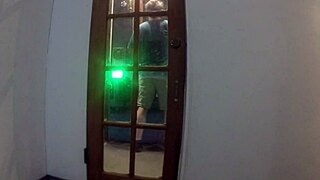 Feeling so excited as Gigi Breeze gives an intense blowjob through the glory hole