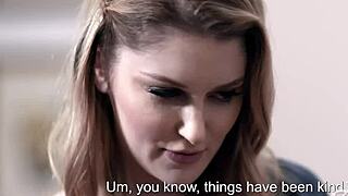 Sabina Rouge and Bella Rolland engage in lesbian cheating while being watched