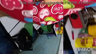 Adding spice to food while pleasuring myself in the kitchen