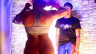 Indian Wife Tries On Thong Panties And Sports Bra Before Intense Fucking