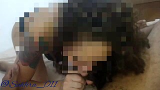 Deep throat on big black cock