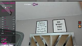 nerdy latina plays with toys on webcam