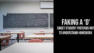 I’m So Torn About Seducing My Cute Student After Class for Erotic Pussy Eating