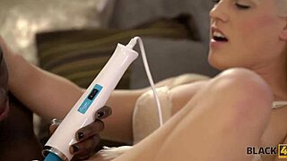 that huge black cock replaces the toy, making the czech teen moan loudly