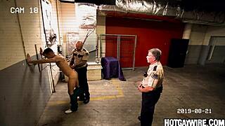 Two inmates caught screwing in jail - gay action