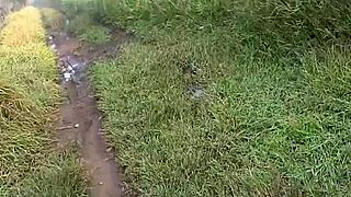 Watching a cheating girlfriend get filled with cum in front of neighbors before class