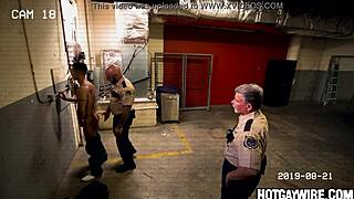 Two inmates caught screwing in jail - gay action
