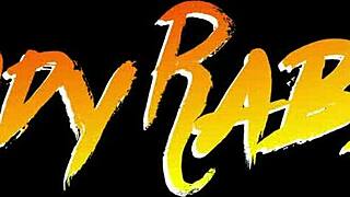 Blonde woman enjoys throat action with drooling in hd.