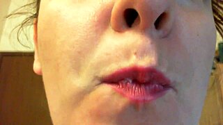 Slutty Chubby European Webcam Amateur Plays With Food Fetish Kinky Italian