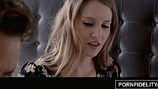 Ashley Lane squirts on peeping tom's dick