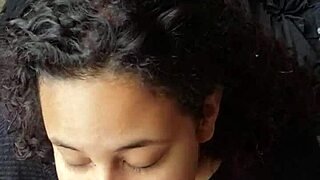 Girlfriend sucks friend's big cock in abandoned building during intense blowjob