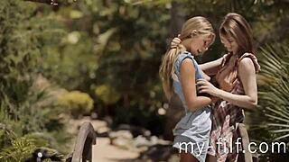 i had an amazing outdoor threesome with two stunning partners in nature