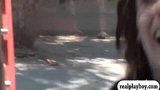 Oh Wow, These Naked Babes Swing Wildly Outdoors with Brunette and Blonde Passion!