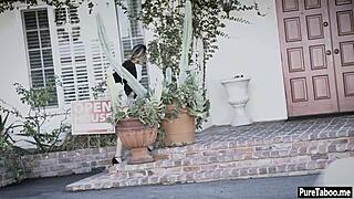 Cute teen agent fucked by pervert buyer in reality