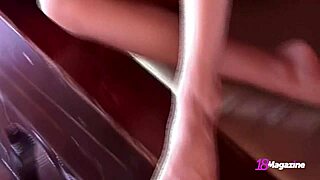 horny college vixen katie fey plays with her BOUNCY BOOBS underwater in the pool