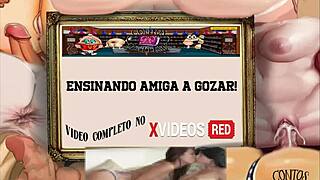 i'm teaching my friend to cum with my tongue and fingers, it's so taboo and hot.