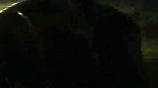 cd in latex struts outdoors with vibrator buzzing inside 😏