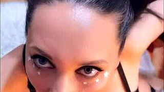 gorgeous babe with big natural tits, wanna see me do a sloppy deepthroat on this huge rod tonight?