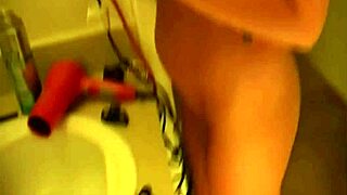 hot blonde kayden krush with big boobs teases while doing makeup. watch her seduce in close-up action!