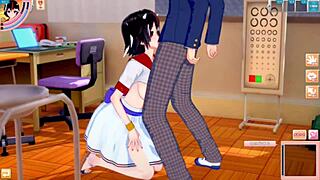 In Touhou, Seija Kijin Gets Big Tits Rubbed in 3DCG Anime Hentai