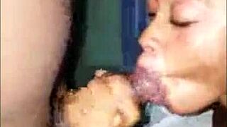 Watch this ebony slut twerk her big ass and end sloppy?