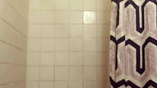 Watching my ex girlfriend bathe in the shower stirs up old emotions and memories of our passionate past together.