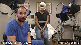 freshman taylor ortega moans from doctor tampa's hitachi wand orgasms 😍