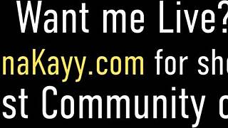 Kayy rides raging cock hard