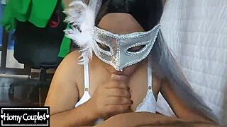 latina milf rides big ass and sucks cock for orgasm