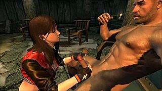 Miya getting fucked sudden in Skyrim 3D, oops!