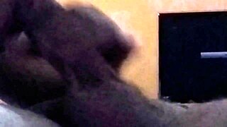 Japanese nymph sucks brother's dick while hidden