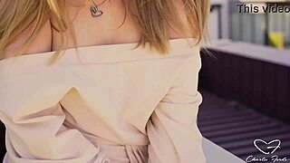 Charlie's wet area gets drilled by her Louboutins